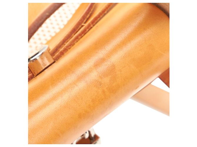 Hermès Zaino Hermes Brown Herbag Canvas Marrone Beige Marrone chiaro - vista 10