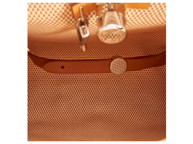 Hermès Zaino Hermes Brown Herbag Canvas Marrone Beige Marrone chiaro - vista 5