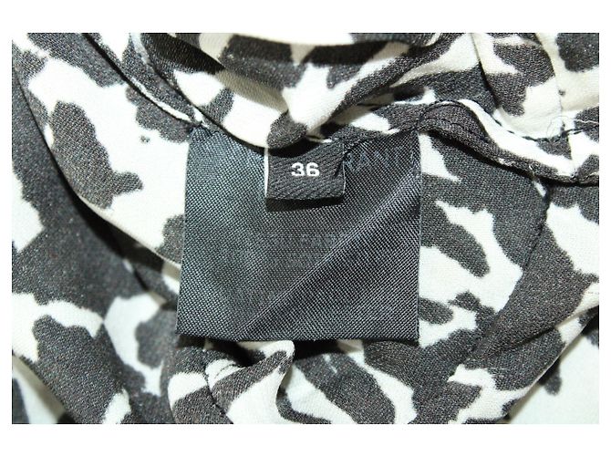 Blusa sin mangas estampada Isabel Marant en seda negra Negro - vista 5