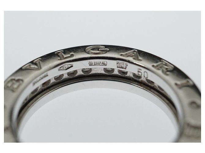 Bulgari B Zero 1 Diamantband ein 18K Weißgold Silber - Ansicht 5