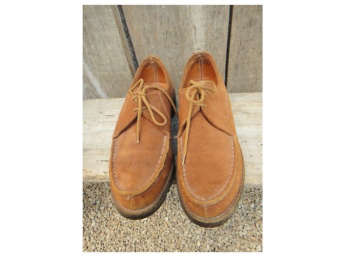 Vintage Paraboot-Derbys p 37 Braun - Ansicht 4