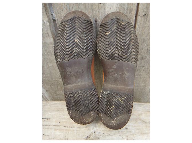 Vintage Paraboot-Derbys p 37 Braun - Ansicht 6