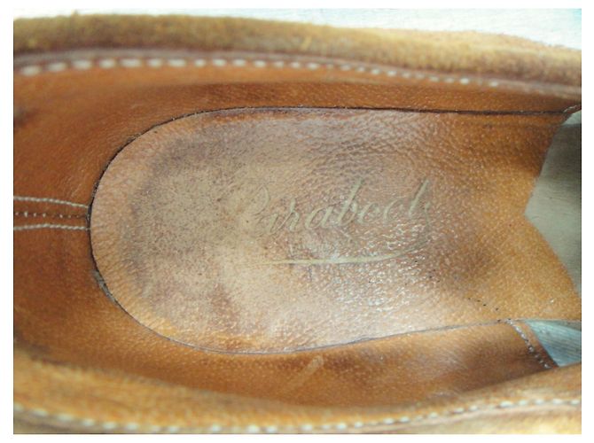 Vintage Paraboot-Derbys p 37 Braun - Ansicht 7
