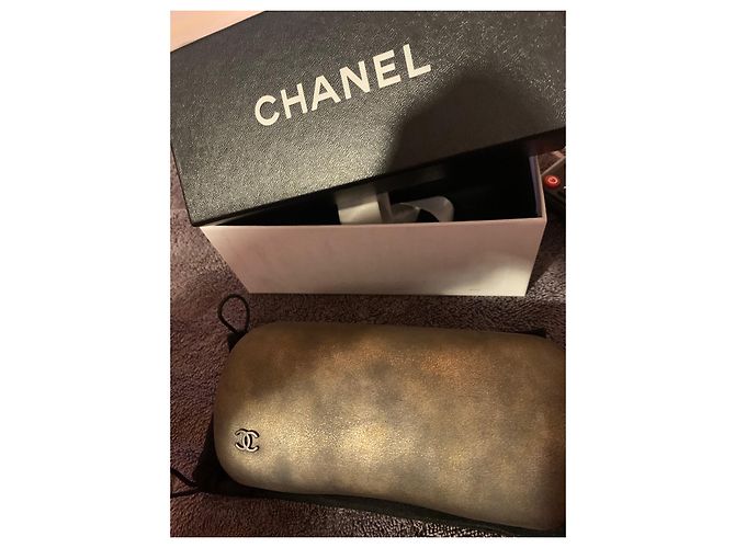Cambon Occhiali da sole Chanel Verdi in Plastica Verde - vista 7