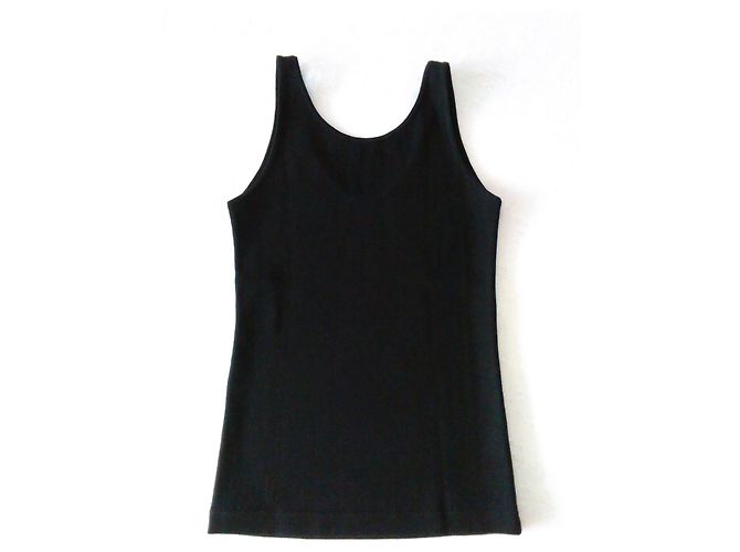 TOP GUCCI DE ALGODÓN NEGRO - vista 3