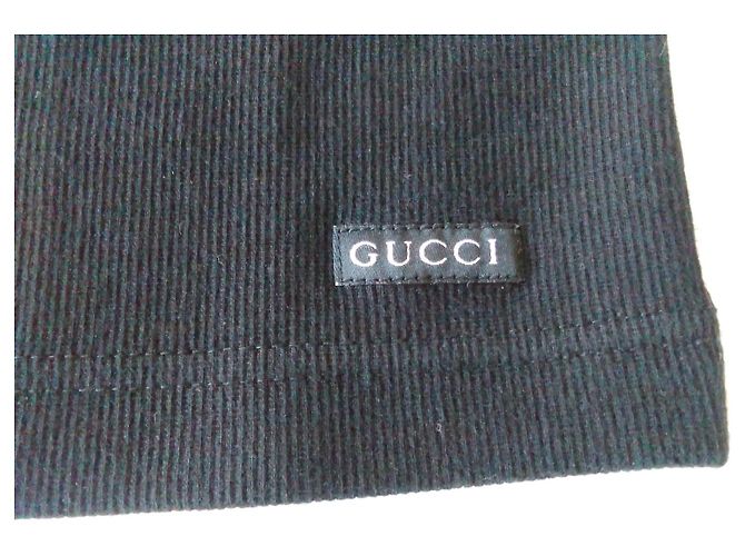 TOP GUCCI DE ALGODÓN NEGRO - vista 5
