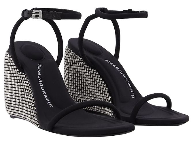 Alexander Wang Dália 105 Bombas em lycra preta - vista 2