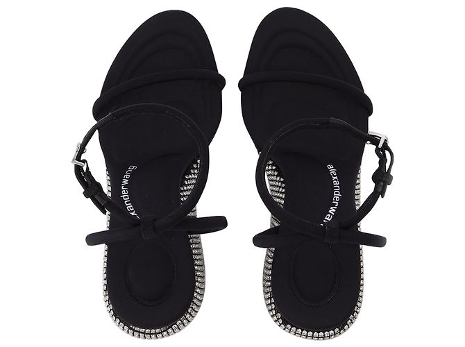 Alexander Wang Dália 105 Bombas em lycra preta - vista 4