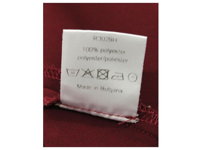 Vestido Peplum Sandro Paris Resonance em Poliéster Borgonha Vermelho Bordeaux - vista 5
