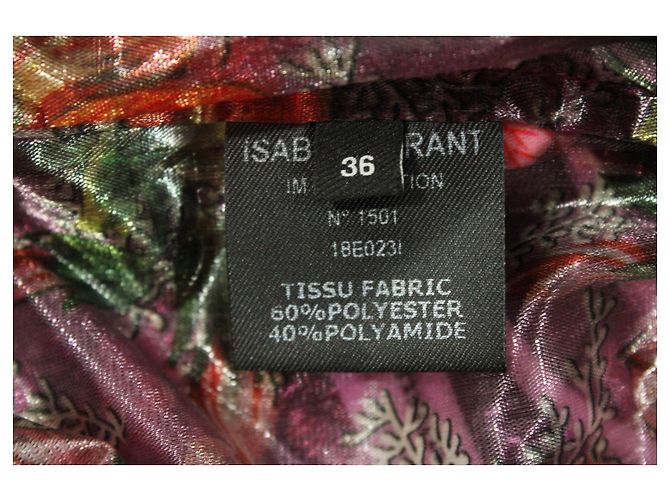 Isabel Marant Olaz Floral-Print Hooded Jacket in Multicolor Polyester - view 5