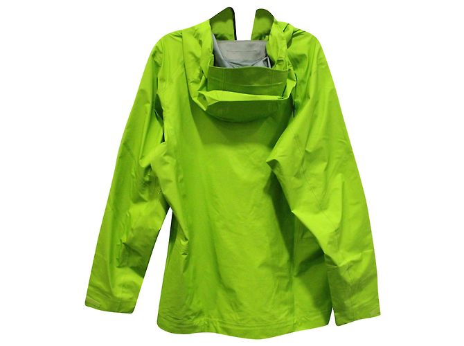 Autre Marque Giacca Patagonia Ascensionist in Nylon Verde - vista 2