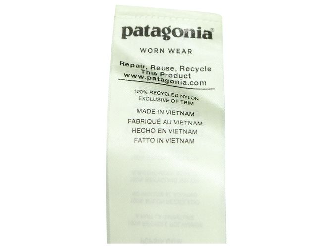 Autre Marque Giacca Patagonia Ascensionist in Nylon Verde - vista 4