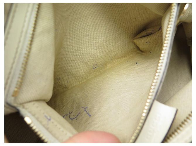 GUCCI x UNICEF BOSTON JOY LONA MONOGRAMA ELEFANTES BOLSA DE MÃO Cru - vista 25