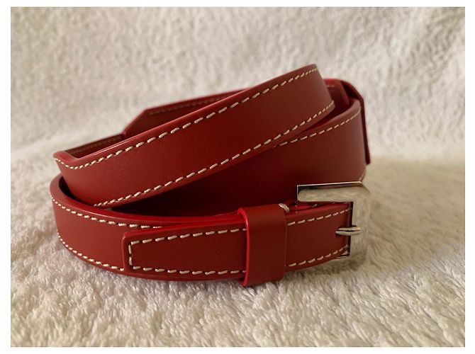 Alça de couro vermelho Goyard para bolsas - vista 2