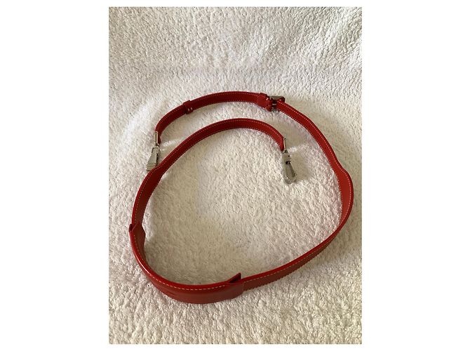 Alça de couro vermelho Goyard para bolsas - vista 4
