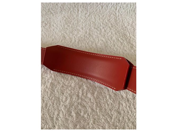 Alça de couro vermelho Goyard para bolsas - vista 6