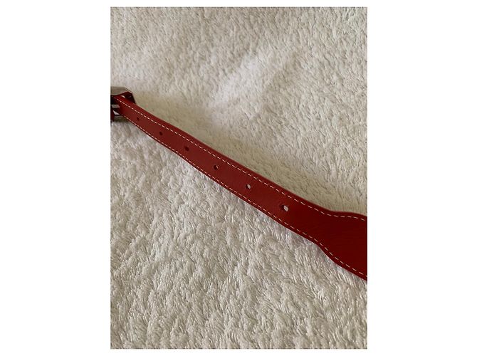 Alça de couro vermelho Goyard para bolsas - vista 7