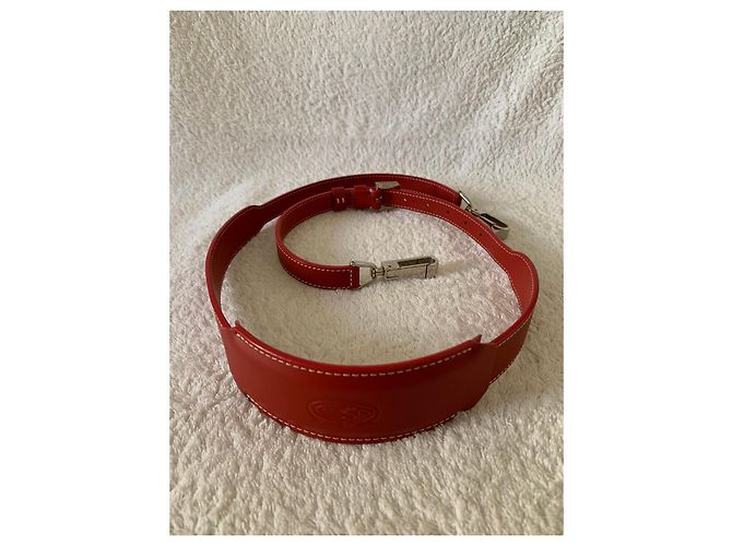 Alça de couro vermelho Goyard para bolsas - vista 9