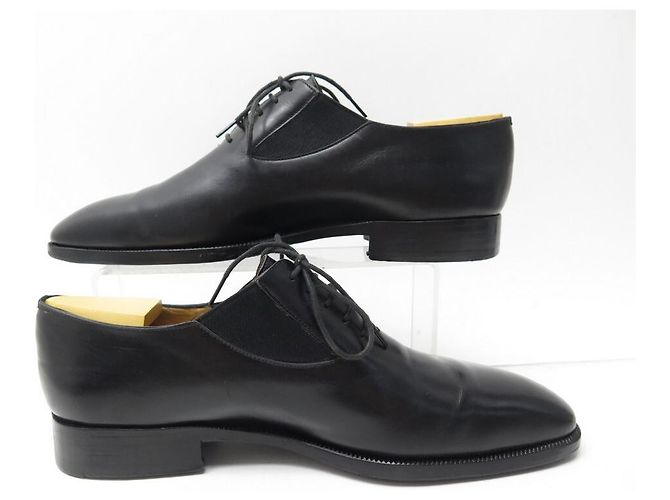 SCARPE CORTHAY EASY RICHELIEU 8.5 42.5 SCARPE IN PELLE NERA Nero - vista 2