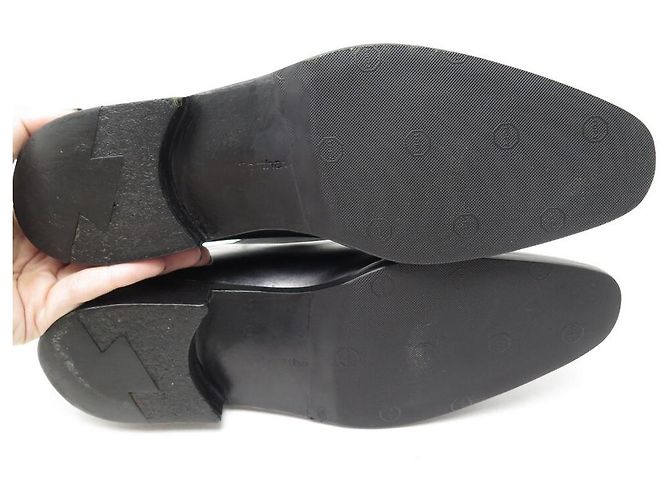 SCARPE CORTHAY EASY RICHELIEU 8.5 42.5 SCARPE IN PELLE NERA Nero - vista 3