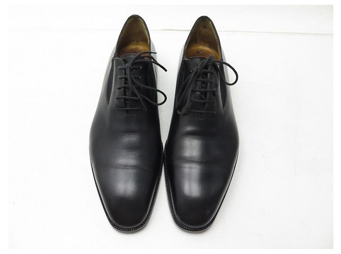 SCARPE CORTHAY EASY RICHELIEU 8.5 42.5 SCARPE IN PELLE NERA Nero - vista 5