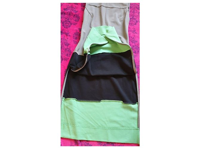 Diane Von Furstenberg DvF Sharby Etuikleid mit Farbblock Mehrfarben - Ansicht 4