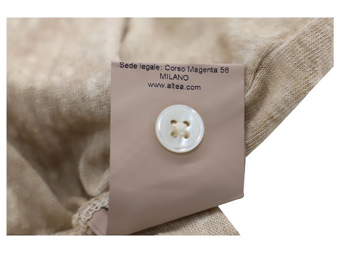 Autre Marque verde e beige, Camicia altea - vista 4