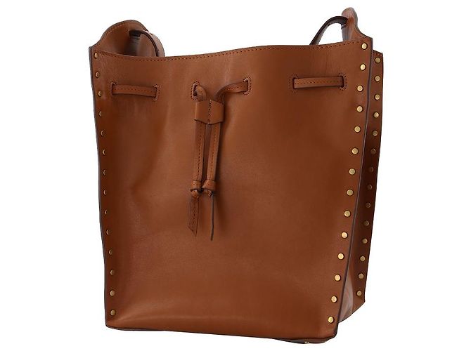 Isabel Marant Bolso Buky en Piel Burdeos - vista 2