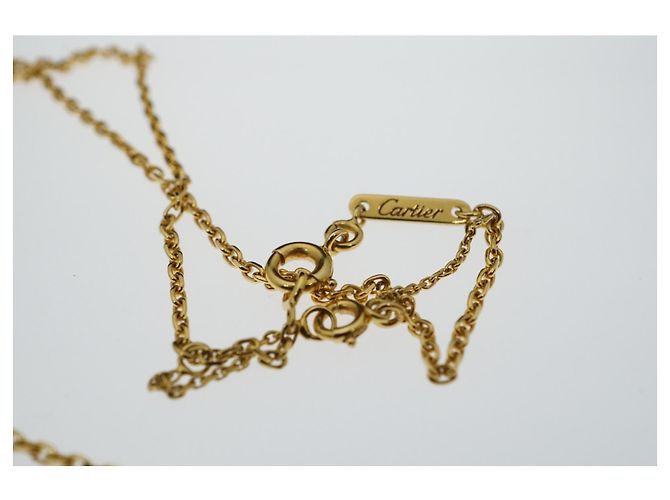 Cartier C di Cartier Cuore 18Collana in oro giallo K Gold hardware - vista 3