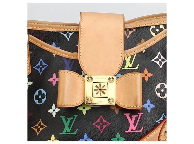 Louis Vuitton Monogramma Annie Tote multicolore Nero - vista 3