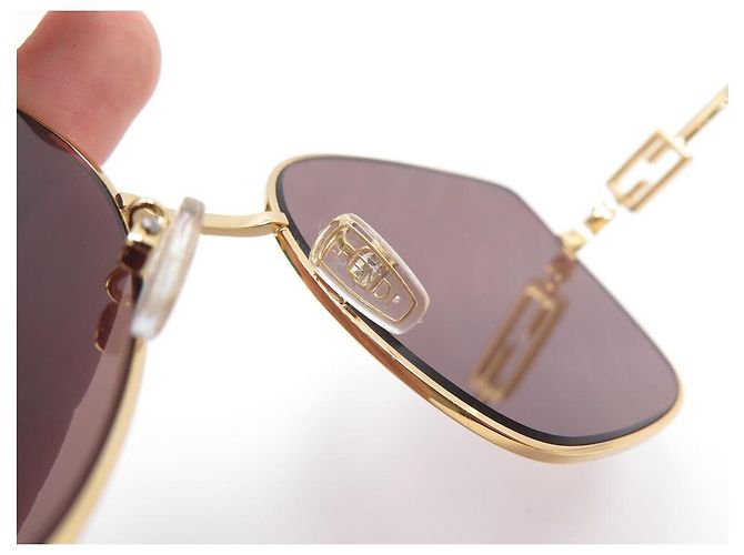 NUEVAS GAFAS DE SOL FENDI BAGUETTE FE40013GAFAS DE SOL U METAL DORADO - vista 3