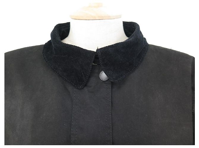CHAQUETA ABRIGO BARBOUR NEWMARKET L 44 ABRIGO CHAQUETA DE ALGODÓN ACEITE NEGRO - vista 2