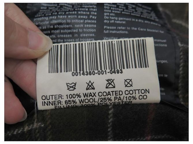 CHAQUETA ABRIGO BARBOUR NEWMARKET L 44 ABRIGO CHAQUETA DE ALGODÓN ACEITE NEGRO - vista 6