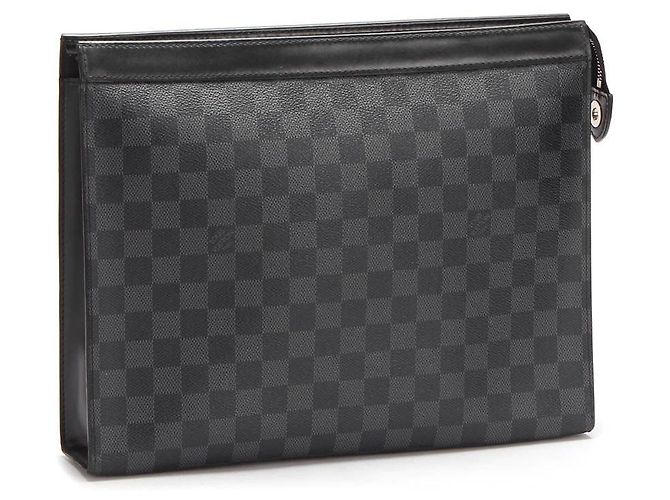 Louis Vuitton Damier Graphite Pochette Voyage MM Noir - vue 2