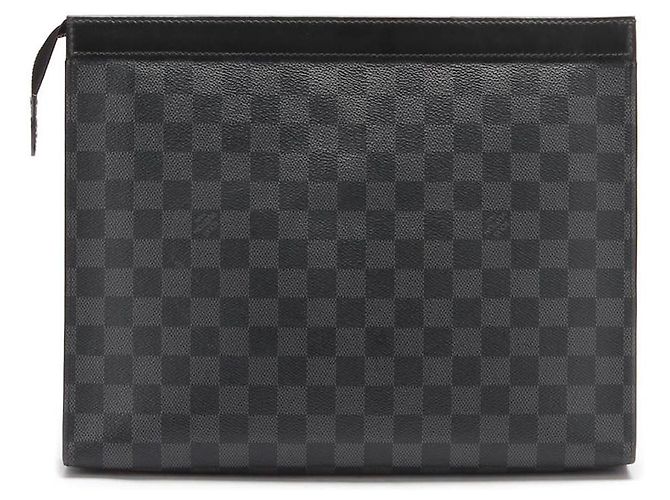 Louis Vuitton Damier Graphite Pochette Voyage MM Noir - vue 3