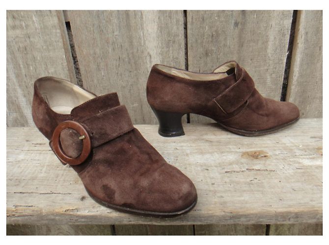 trottatori Bally vintage p 35,5 Marrone scuro - vista 2