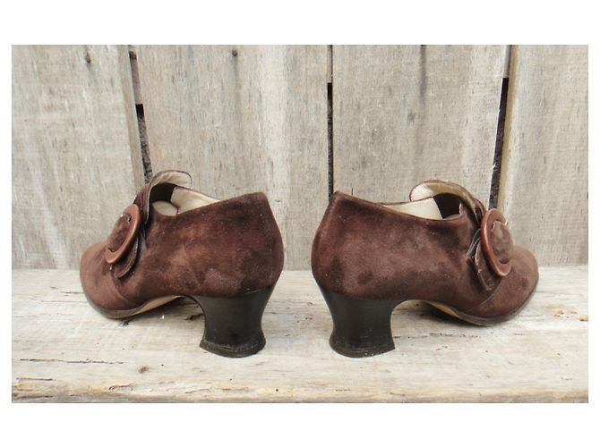 trottatori Bally vintage p 35,5 Marrone scuro - vista 4