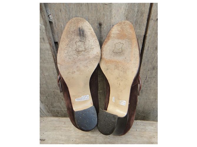 trottatori Bally vintage p 35,5 Marrone scuro - vista 5