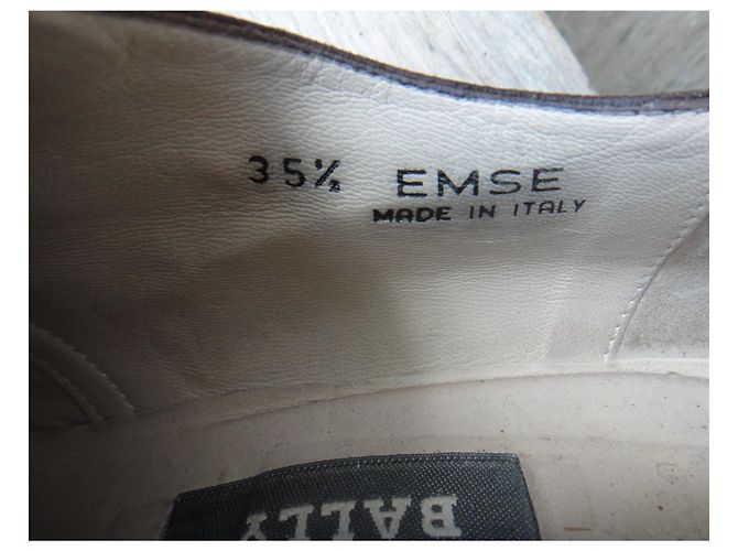 trottatori Bally vintage p 35,5 Marrone scuro - vista 7