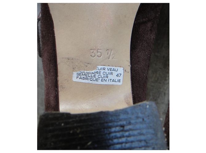 trottatori Bally vintage p 35,5 Marrone scuro - vista 8