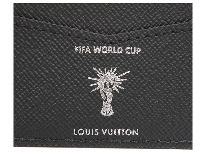 Slender Louis Vuitton Portefeuille mince coupe du monde de la FIFA Noir - vue 5