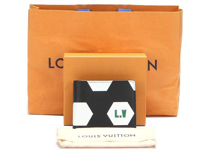 Slender Louis Vuitton Portefeuille mince coupe du monde de la FIFA Noir - vue 8