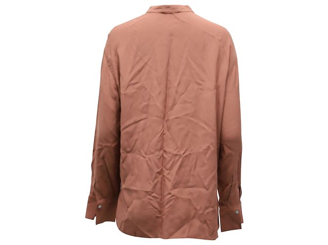 BLUSA DE BOTONES VINCE Castaño Rosa - vista 3