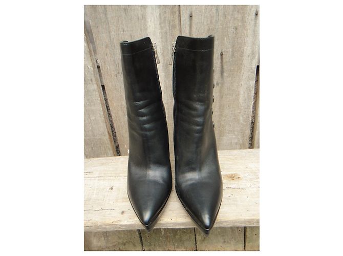 botines sportmax 37 Negro - vista 3