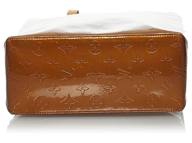 Louis Vuitton Brown Vernis Reade MM Marrone Bronzo Marrone chiaro - vista 4