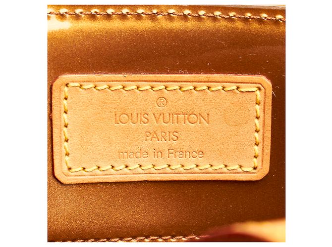 Louis Vuitton Brown Vernis Reade MM Marrone Bronzo Marrone chiaro - vista 6
