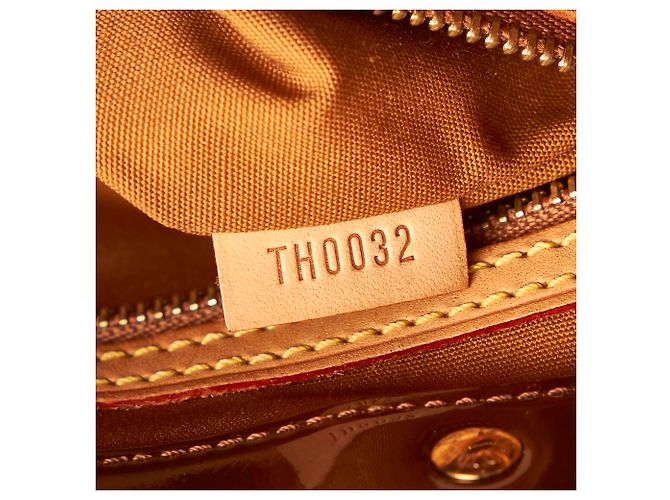 Louis Vuitton Brown Vernis Reade MM Marrone Bronzo Marrone chiaro - vista 7