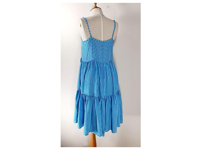 Abito a righe blu Mads Norgaard - vista 3
