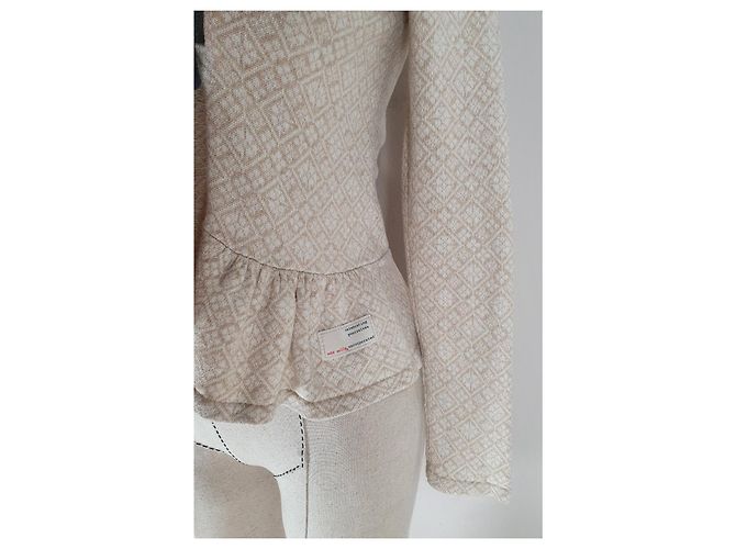 Odd Molly Beige Cotton Cardigan - view 3