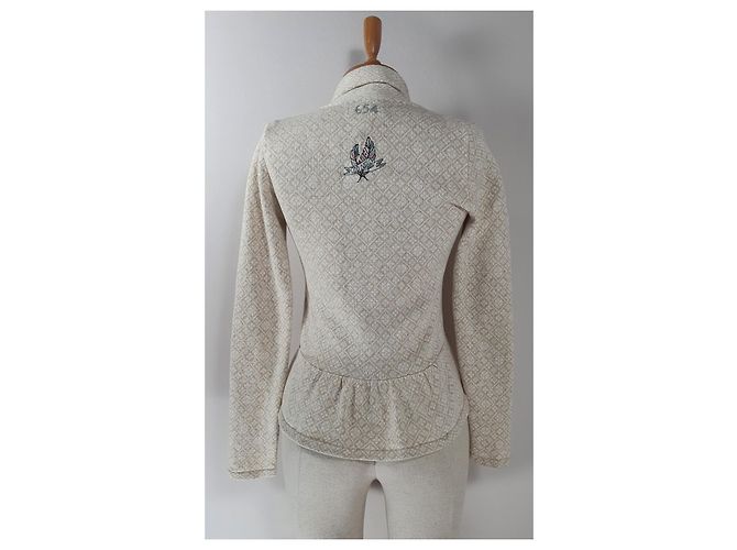 Odd Molly Beige Cotton Cardigan - view 4